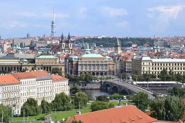 布拉格城市景观 — 图库照片