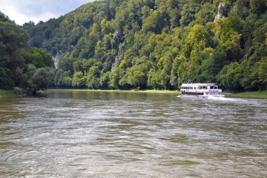 Cruise on Danube near Weltenburg