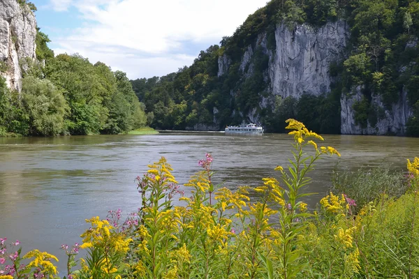 Croisière sur le Danube près de Weltenburg — Photo