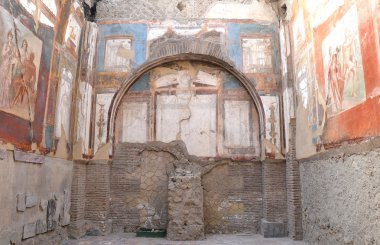 Herculaneum, Shrine of Augustals clipart
