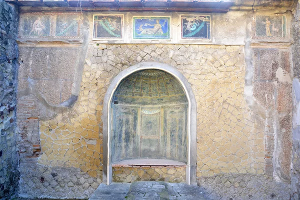 Herculaneum, 해골의 집 — 스톡 사진