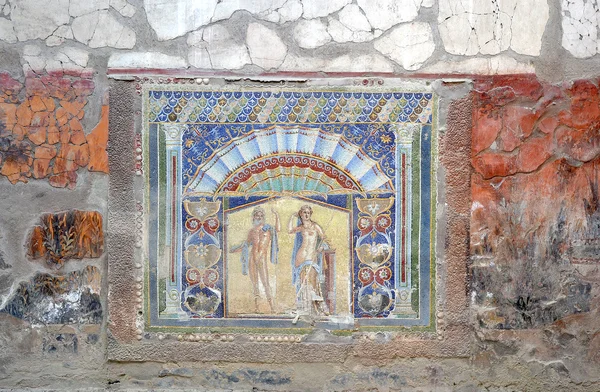 Herculaneum, Neptun și amfitrit — Fotografie, imagine de stoc