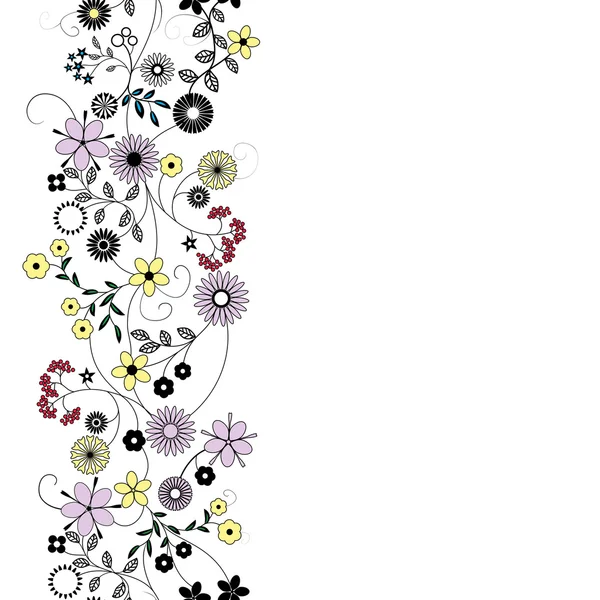 Nahtlose Blume Hintergrund Muster. — Stockvektor