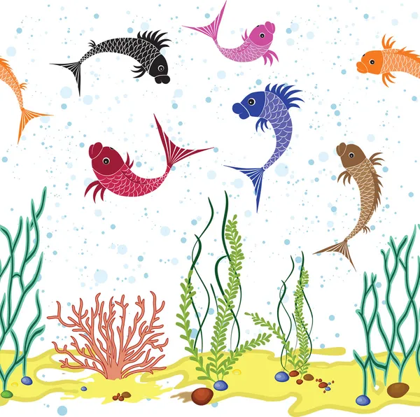 Fond d'os de poisson — Image vectorielle