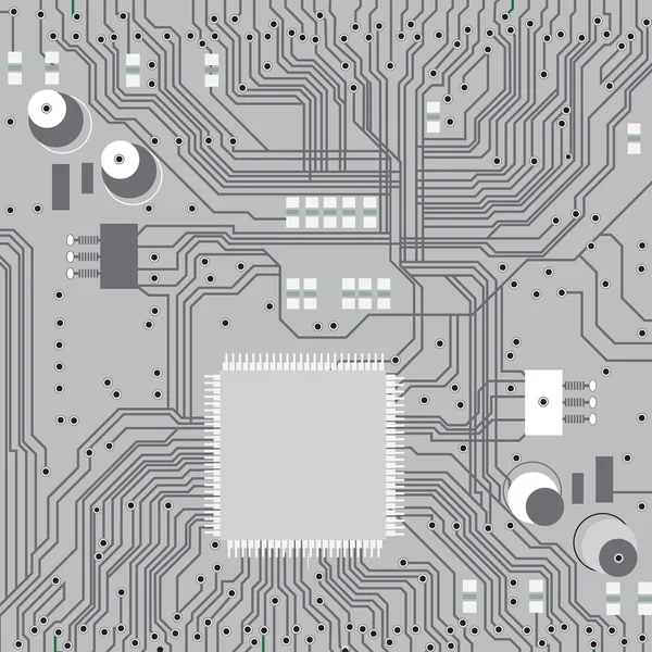 Carte de circuit imprimé — Image vectorielle