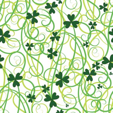 Shamrock flower background. clipart