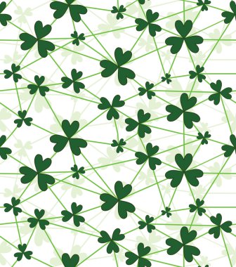 Shamrock flower background. clipart