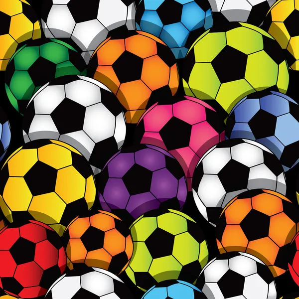 Soccer seamless texture — Stock Vector