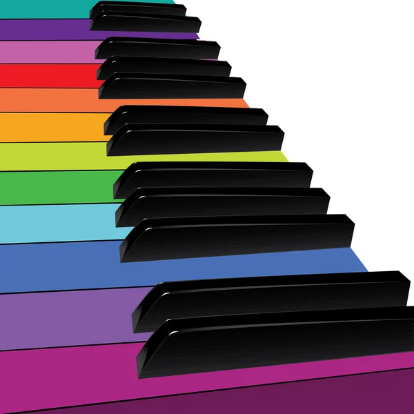 Fond de piano — Image vectorielle