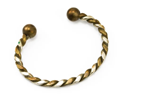 Ornate metal bracelet — Stock Photo, Image