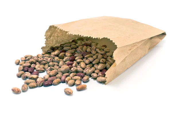 Cranberry bean in papieren zak — Stockfoto