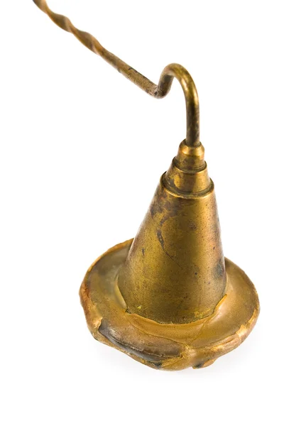 Mosiądz wąchany dzwon do gaszenia świece — Zdjęcie stockowe