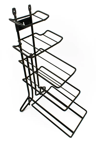 Appendino-rack in metallo nero — Foto Stock
