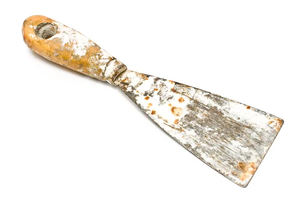 Paslı kirli spatula kazıyıcı aracı — Stok fotoğraf