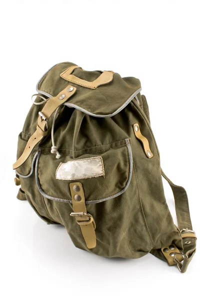 Canvas backpack — Stock Photo, Image
