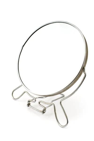 Stříbrný beauty zrcadlo — Stock fotografie