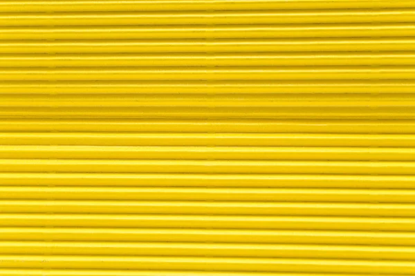 Texture de carton ondulé jaune — Photo