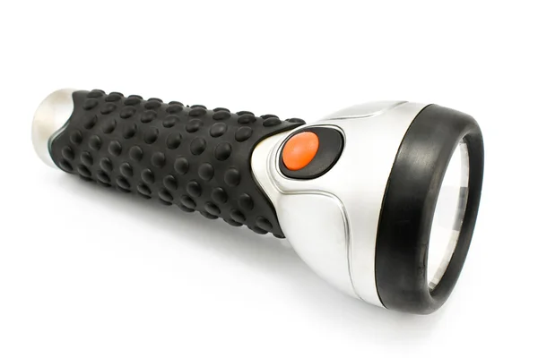 Black torch flashlight — Stock Photo, Image