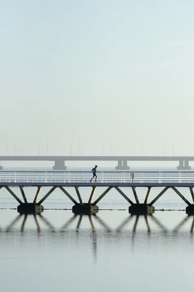 Correr por la mañana — Foto de Stock