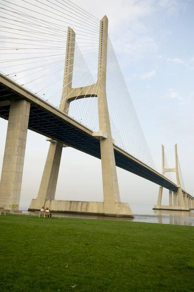 stock image Vasco da Gama bridge