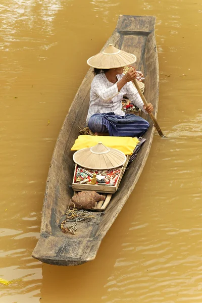 stock image Floating market