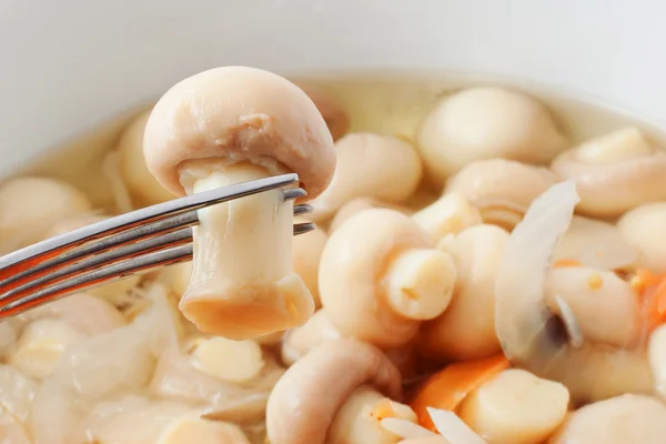 Marinated mushrooms Stock Picture