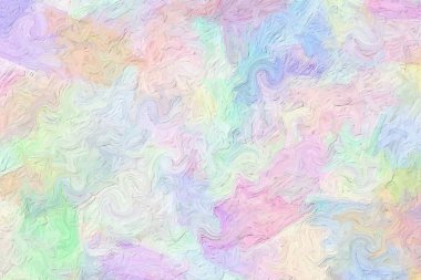 Multi-colored brush strokes clipart