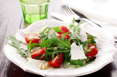 Arugula salad clipart