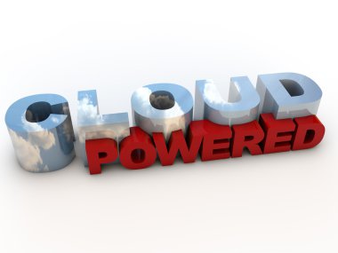 Cloud Powered clipart