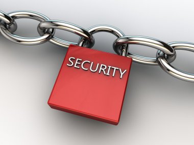 Security lock clipart