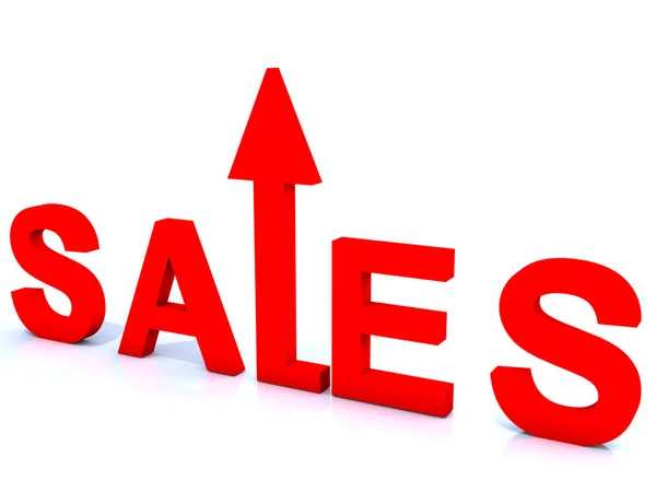 Sales uprising — Stock Photo, Image