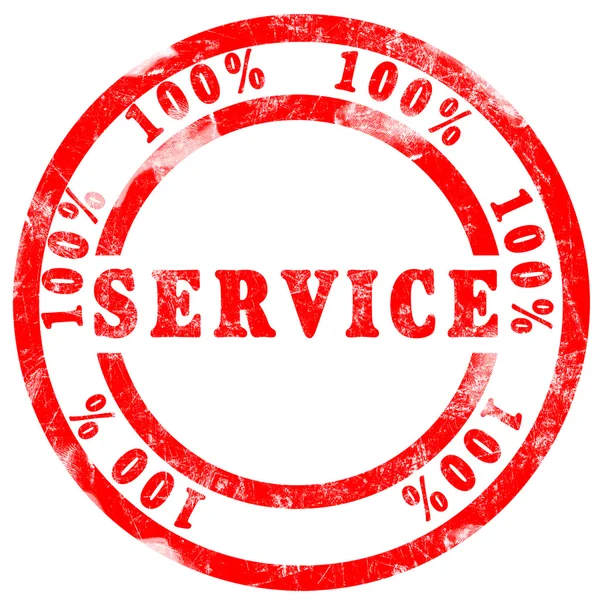 Hundred percent Service — Stock Photo, Image