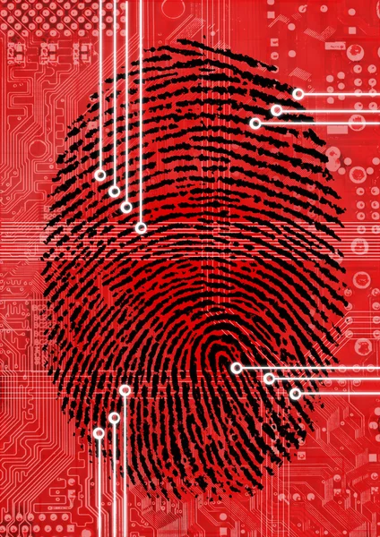 Fingerprint Scan — Stock Photo, Image