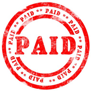 Paid Stamp clipart