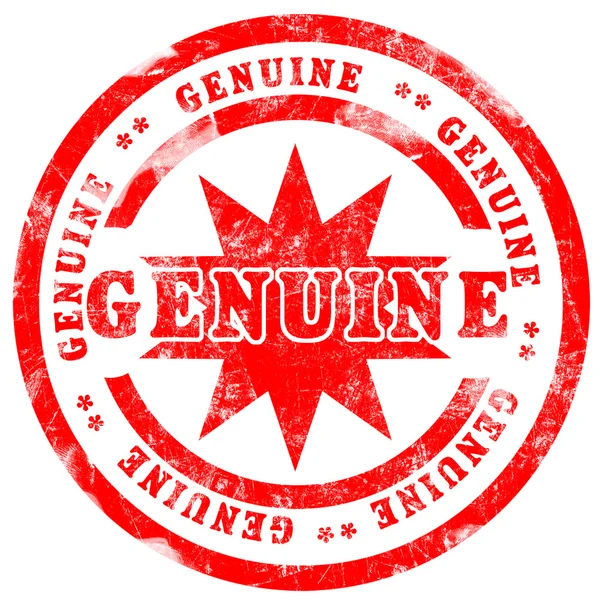 Genuine — Stock Photo, Image