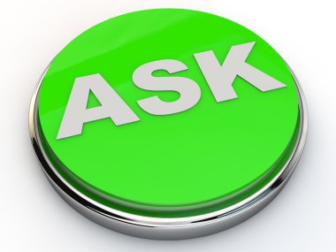 Button Ask clipart