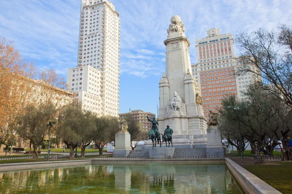 Plaza de espana, Madrid, İspanya