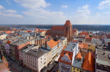 Old town of Torun, Poland clipart