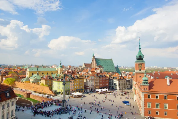 stock image Old town square, Warsaw, Poland