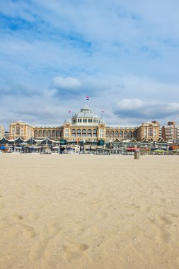 Beach in Scheveningen, Hague, Holland clipart