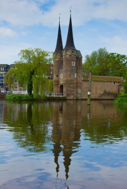 delft, Hollanda için eski kent kapısı