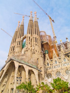 Sagrada Familia, Barcelona, Spain clipart