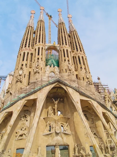 Sagrada Familia，西班牙巴塞罗那 — 图库照片