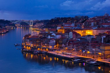 Old town of Porto, Portugal clipart