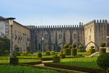 Palace of bishop, Braga, Portugal clipart