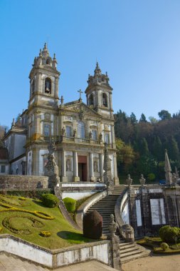 Portuguese Shrine of Good Jesus of the Mountain clipart