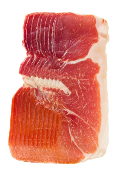 Jamon serrano - cured ham — Stock Photo, Image