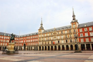 Plaza Mayor, Madrid, Spain clipart