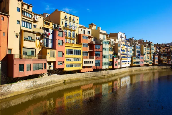 stock image Old town of Girona, Spain