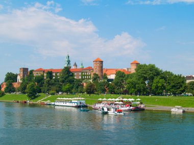 Castle at Wawel hill, Krakow, Poland clipart